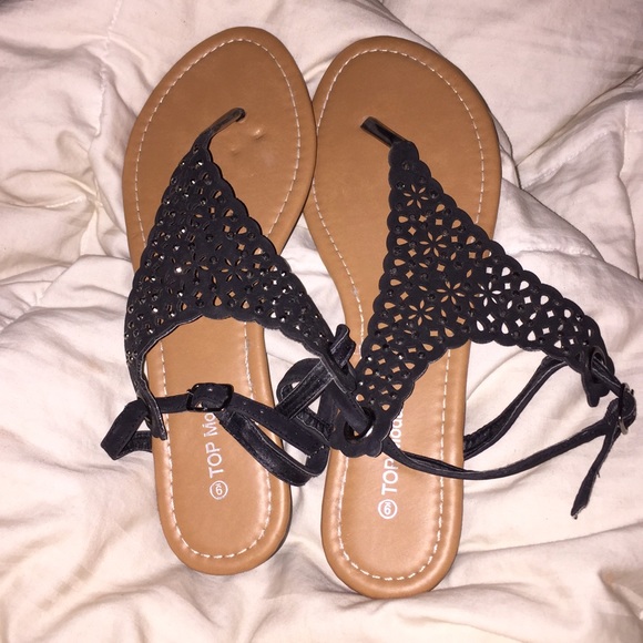 Black sandals