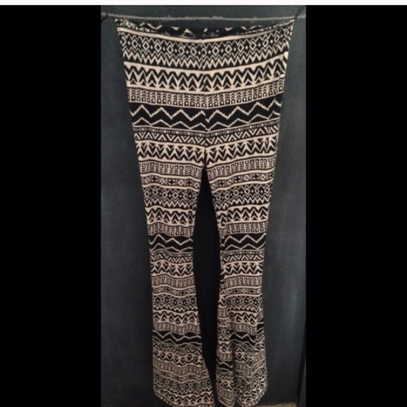 Bell bottom Aztec pants