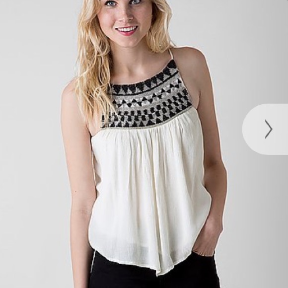 Only worn once! Beaded top - Picture 1 of 4