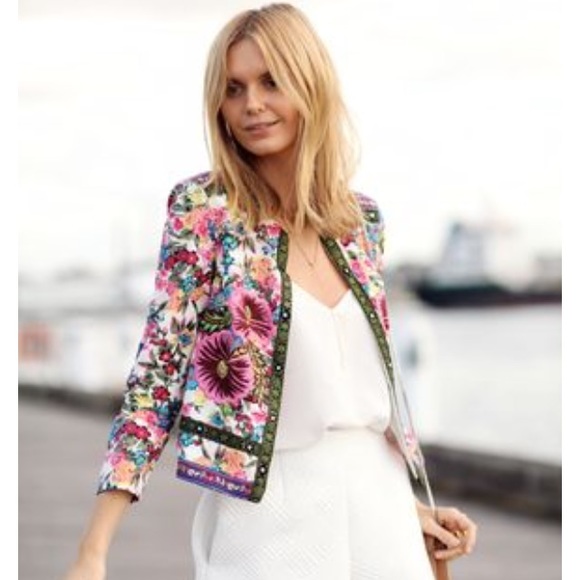 Vintage floral blazer