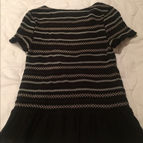 NWOT Anthropologie Smocked Peplum MeadowRue Top S - Picture 4 of 4