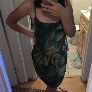 Tropical Print Dress