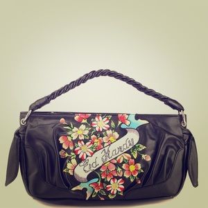 Ed Hardy braided shoulder bag