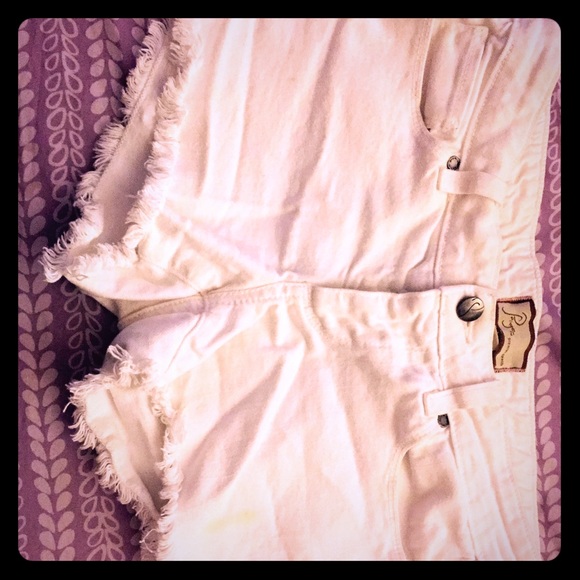 Paige White Denim Shorts