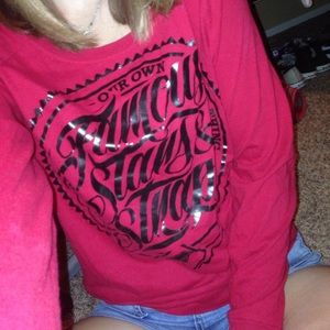 Famous Stars and Straps Red Sweater