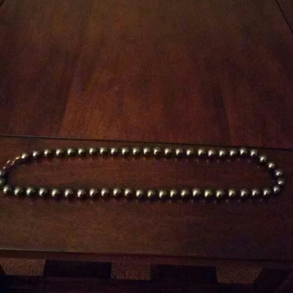 Alaskan black bead necklace :)