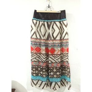 Chiffon maxi skirt