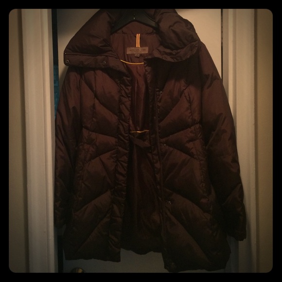 Marc New York puffer jacket in Brown size S.