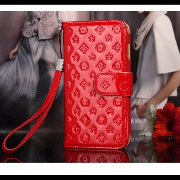 Red iPhone 6 plus wallet