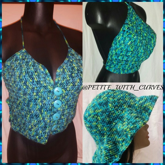 High fashion crochet clothing and accessories