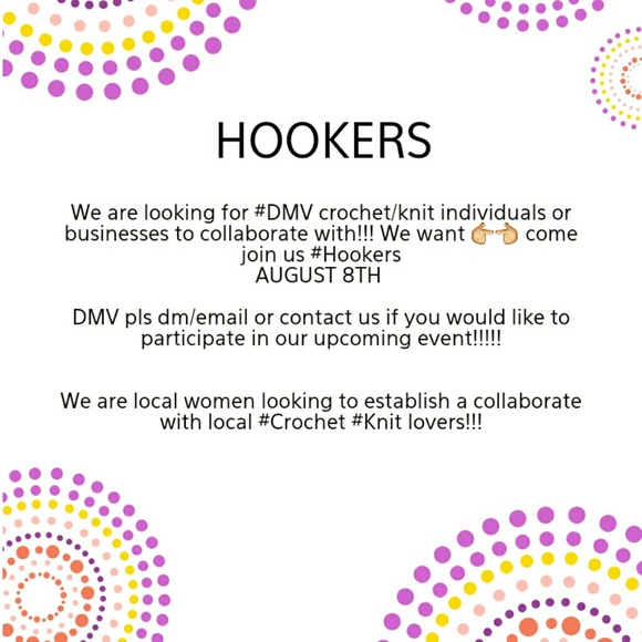 Looking for ppl who crochet/knit in the dmv???