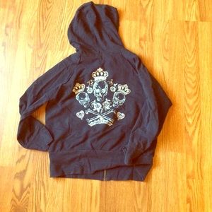 Jeweled VS zip up jacket