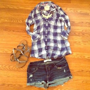 Blue flannel
