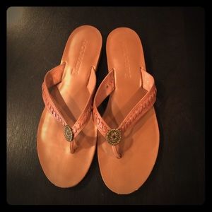 Jack Rogers brown leather sandals