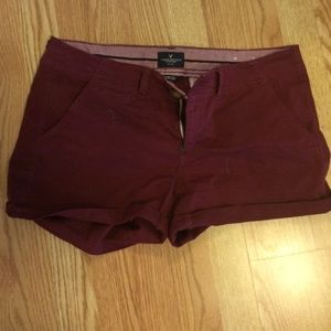 American Eagle Maroon Shortie