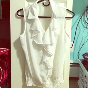 White Sheer Tank