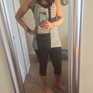 Classic black cross body Coach purse