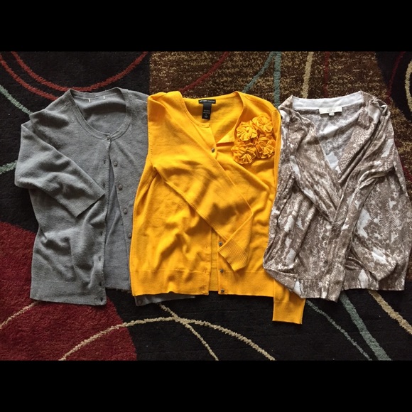 Bundle. Three cardigans.