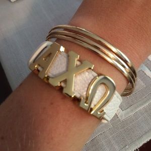 BCBGeneration Alpha Chi Omega affirmation bracelet