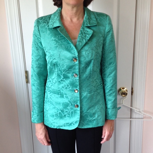 Nina McLemore Turquoise Jacket