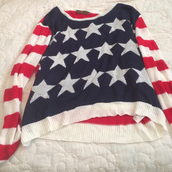 American flag sweater