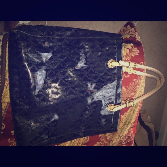Michael kors black logo bag