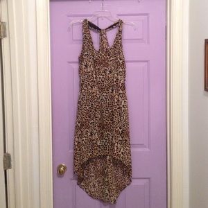 cheetah Print High Low Dress