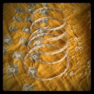 Silver Bangles