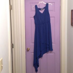 High Low Blue Dress.