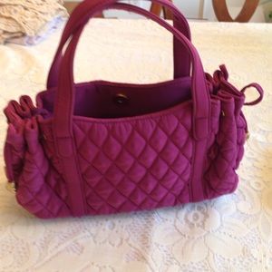 Small Vera Bradley plum quilted Small Vera Bradley plum quilted