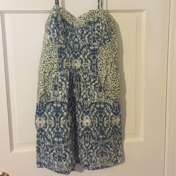 Spaghetti strap summer dress.