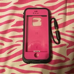 Pink iPhone 5 Lifeproof case
