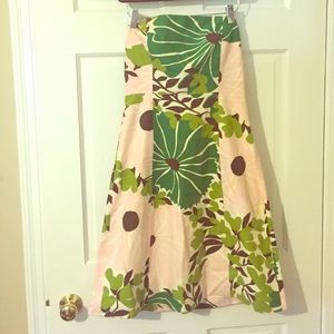 J. Crew strapless summer dress.