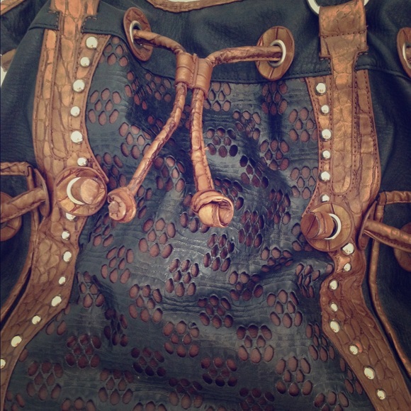 Studded tote