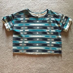 ✨ Tribal Crop Top by Forever 21