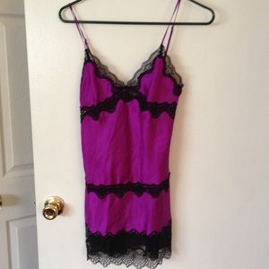 VS Purple and Black lingerie