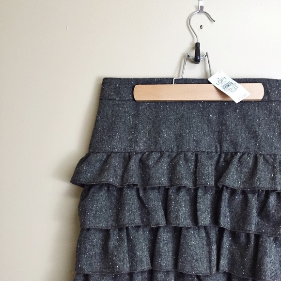 Tweed Ruffle Skirt - Picture 2 of 2