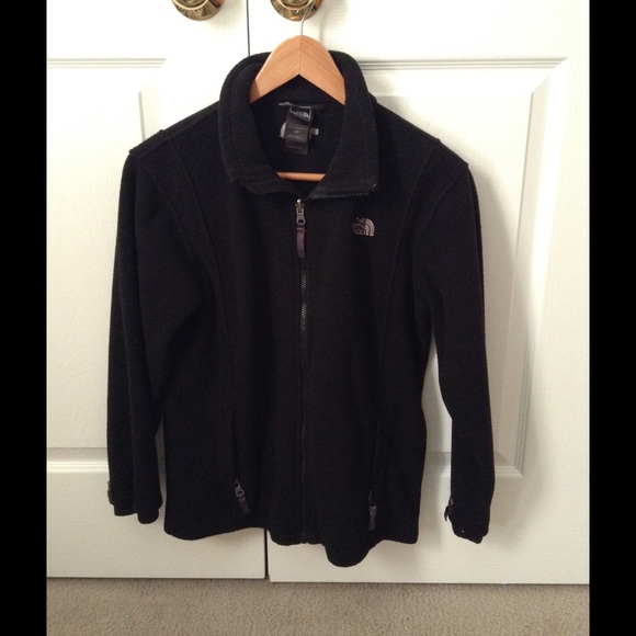 The North Face black fleece jacket