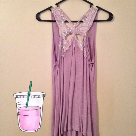 Lilac purple tank