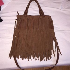 Cross body/purse fringe bag:)