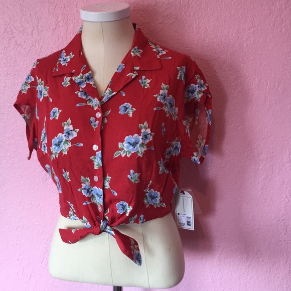 Red Flowery Shirt