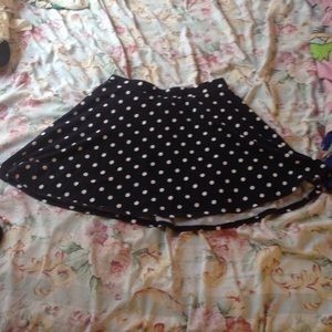 Polka dot skater skirt