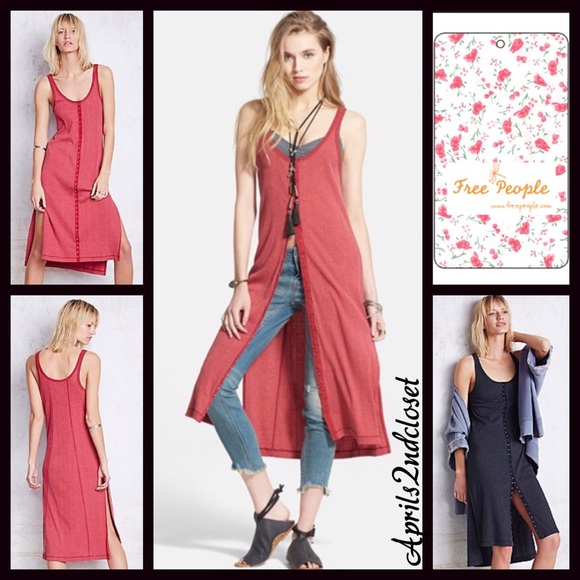 New Free People We The Free Sleeveless Ribbed Slip Short Dress Green Xs $78