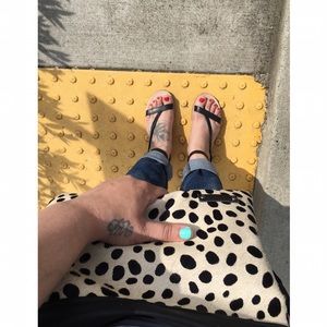 Calf Hair / Leopard Spots Leather Clutch