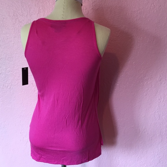 Pink Cowl Neck Tank - Picture 3 of 4