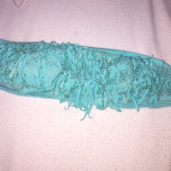 Fringe bathing suit top:)