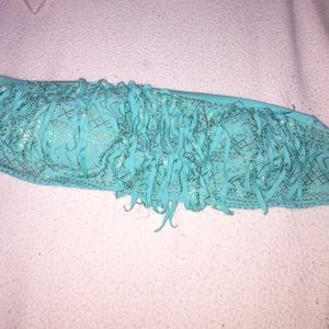 Fringe bathing suit top:)