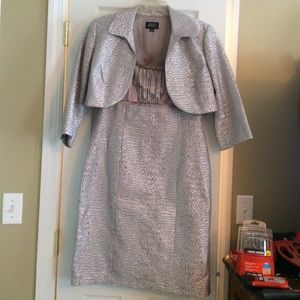 Silver and gray formal dress