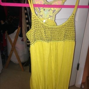 Gold / yellow boho top