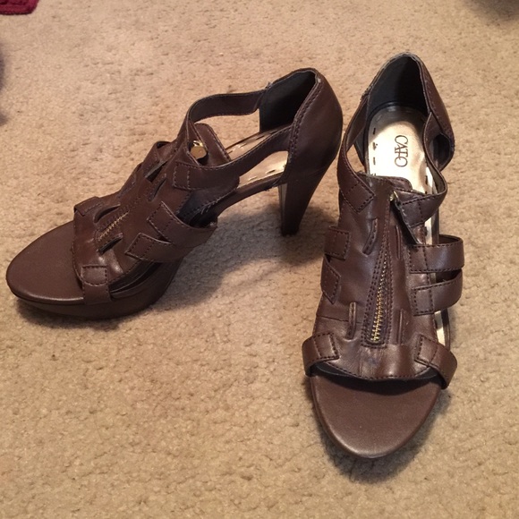 Brown heels